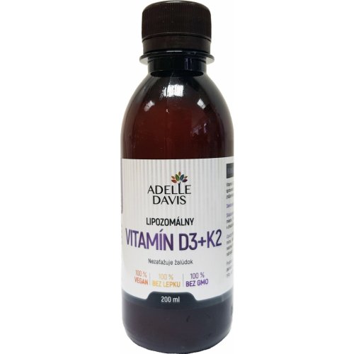 Adelle Davis Lipozomální vitamín D3 + K2