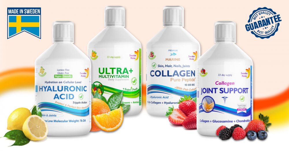 Swedish Nutra kolagén a vitamíny - Swedish Collagen